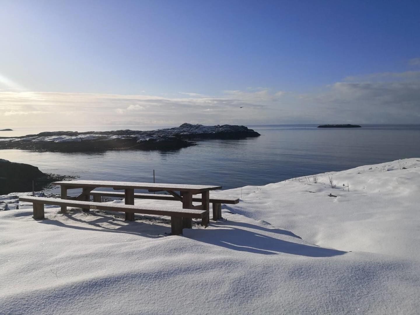 Vila House With Amazing View & Location In Tind Sørvågen Exteriér fotografie